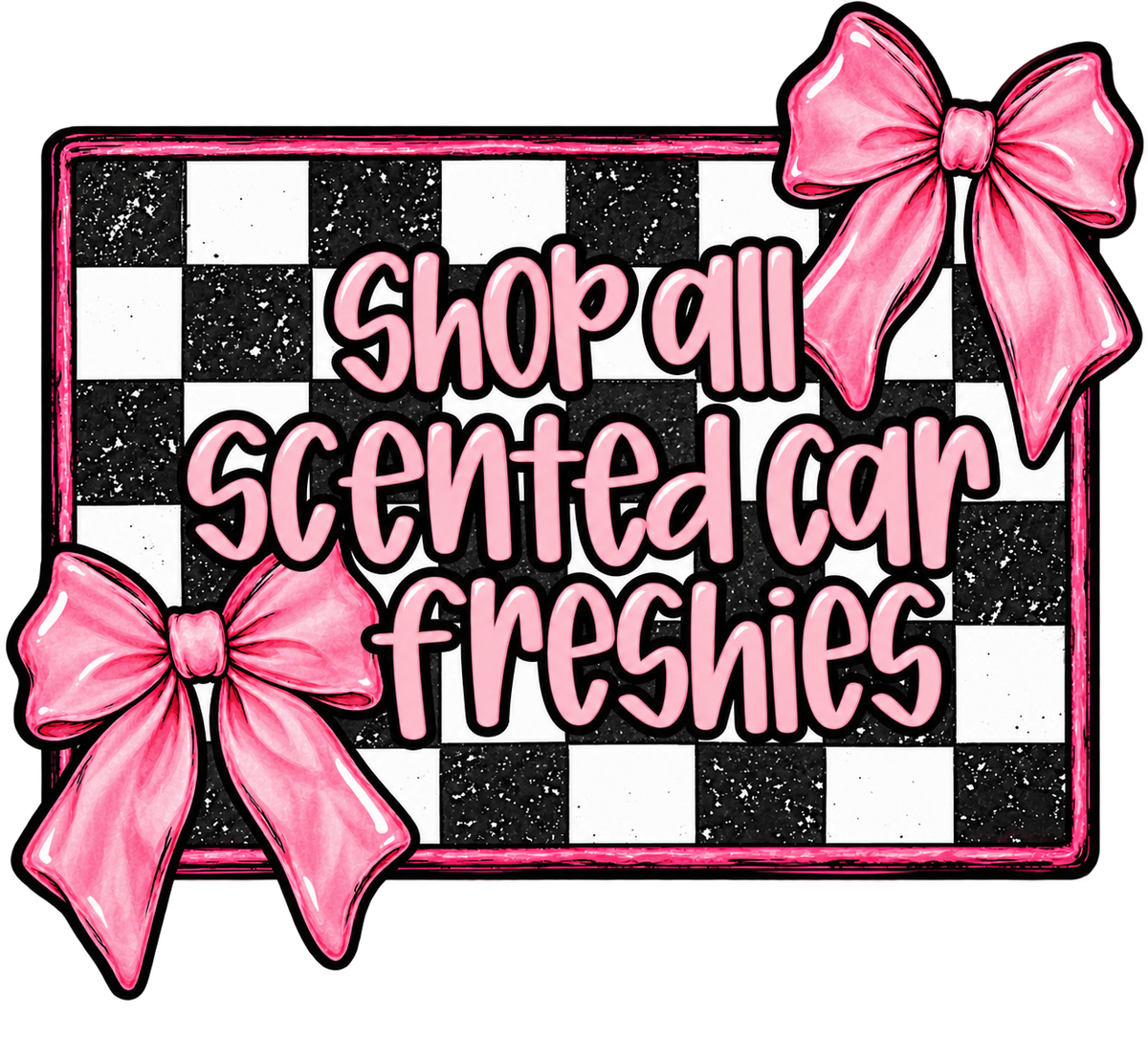 Scented car freshies