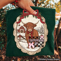 Highland cow Christmas