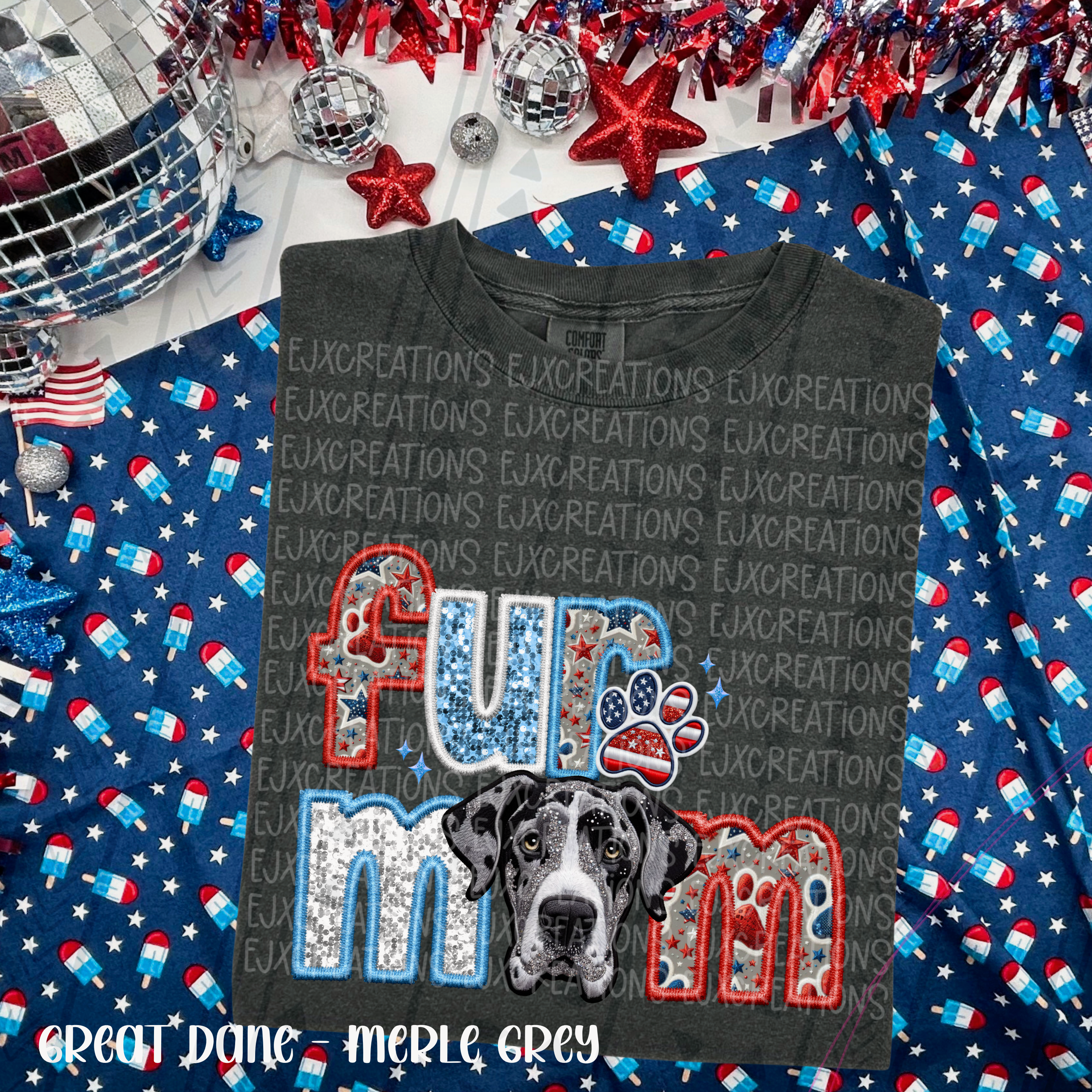 Fur mom, multiple breed options — breeds after color charts (swipe)