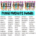 Pencil mascots