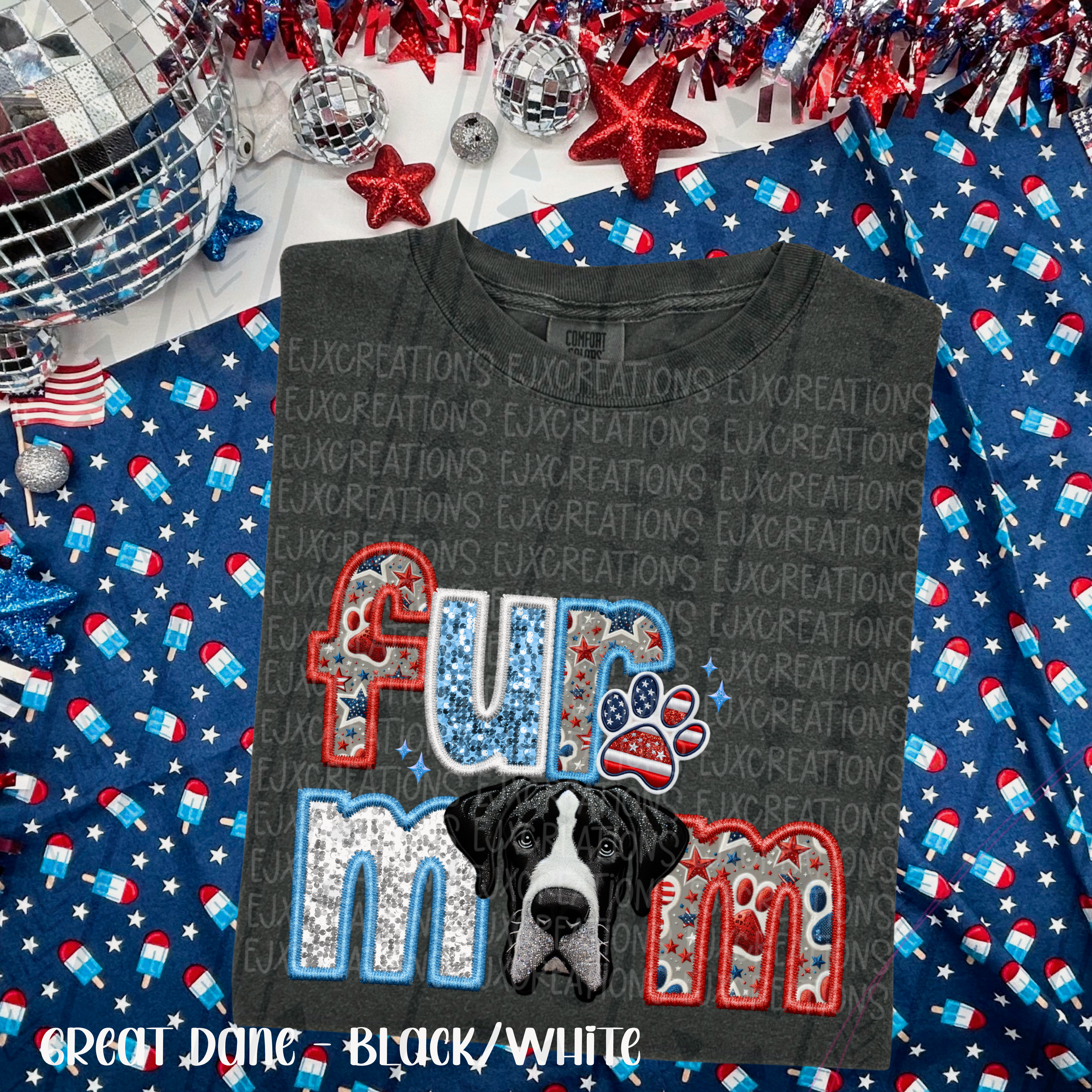 Fur mom, multiple breed options — breeds after color charts (swipe)
