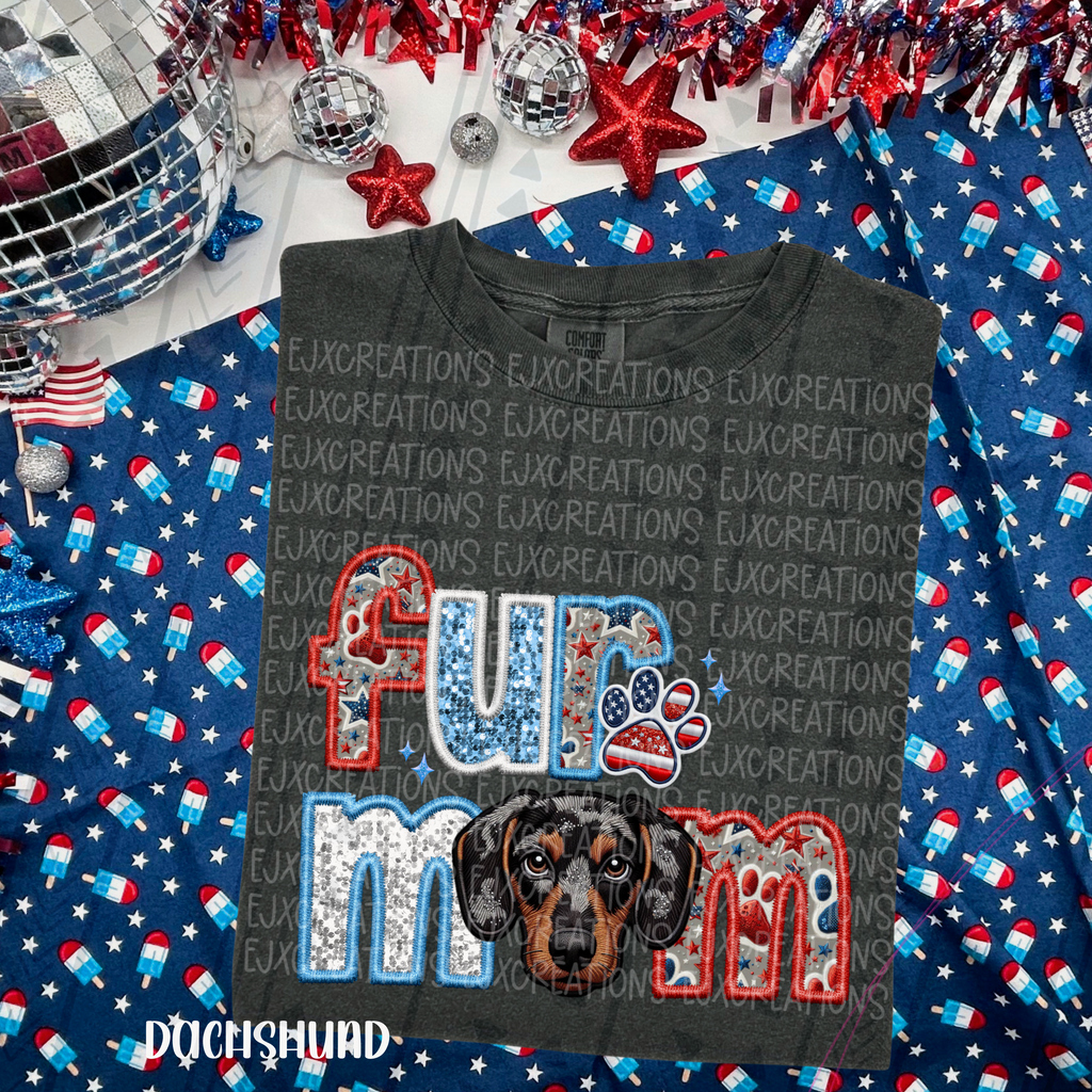Fur mom, multiple breed options — breeds after color charts (swipe)