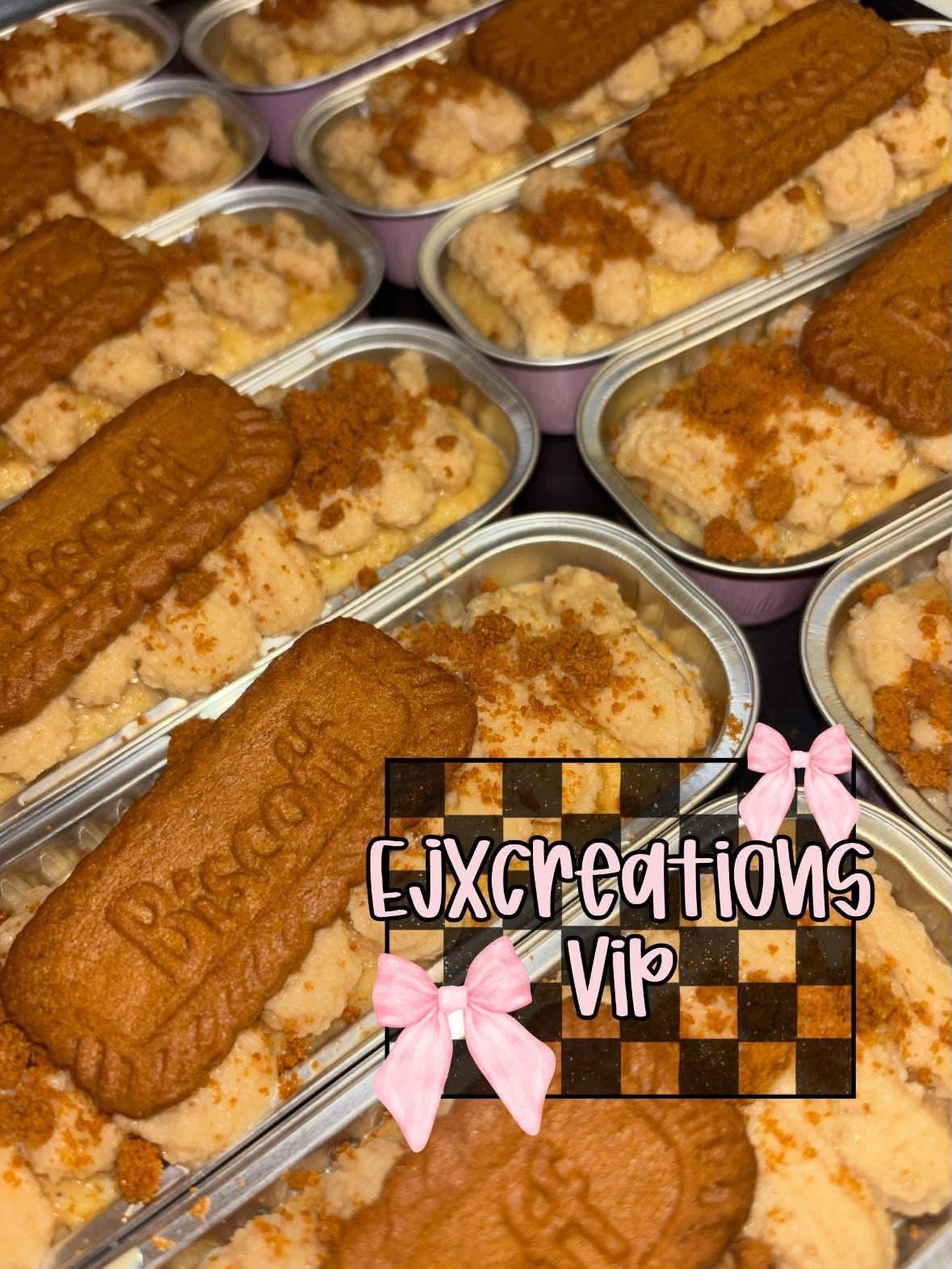 Biscoff tres leches, mini cake