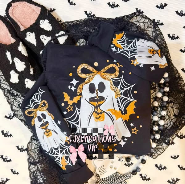Cute bow ghost
