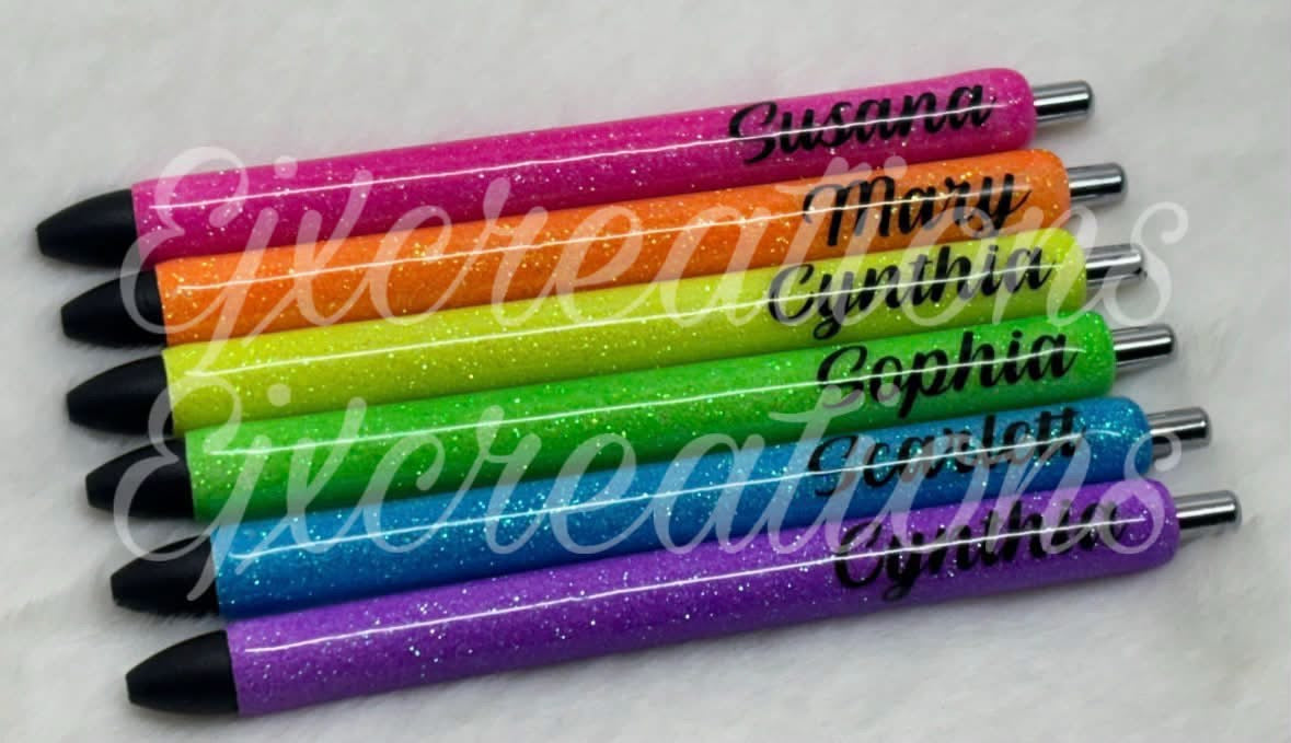 Rainbow pen set (can be purchased separately) — refillable