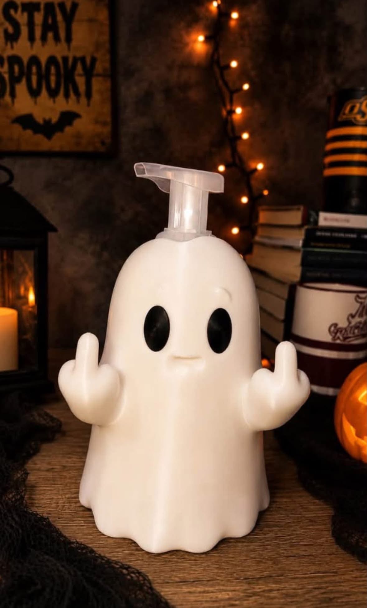 Ghost B&BW soap holder