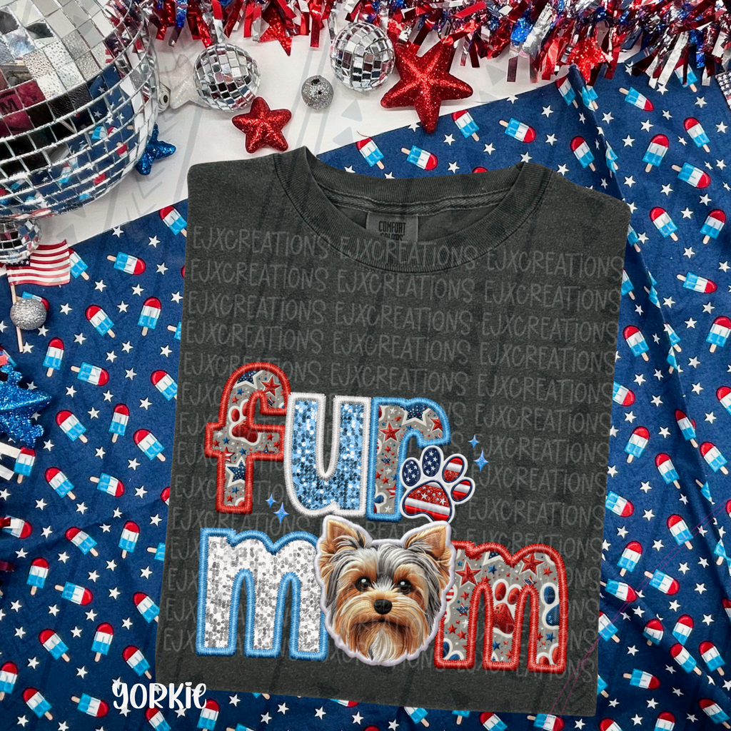 Fur mom, multiple breed options — breeds after color charts (swipe)