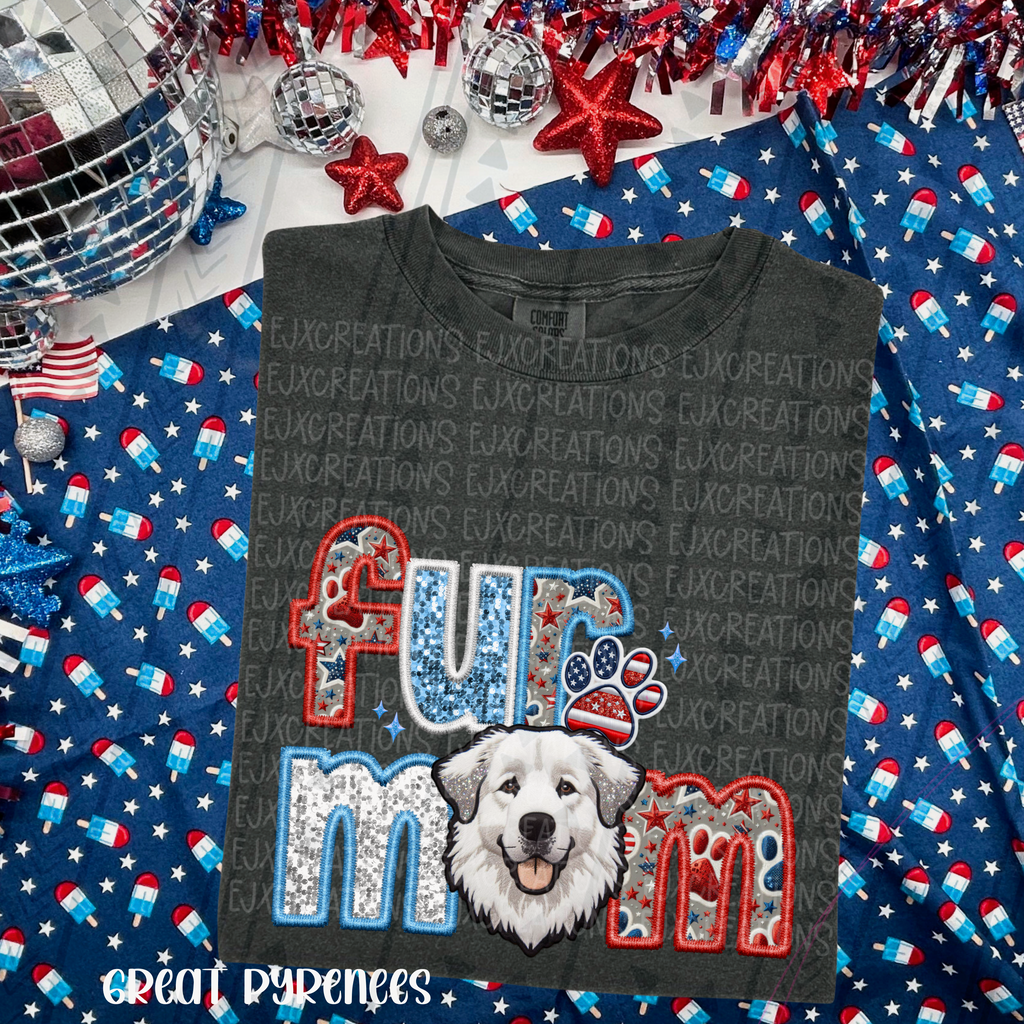 Fur mom, multiple breed options — breeds after color charts (swipe)
