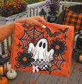 Faux embroidery, floral ghost