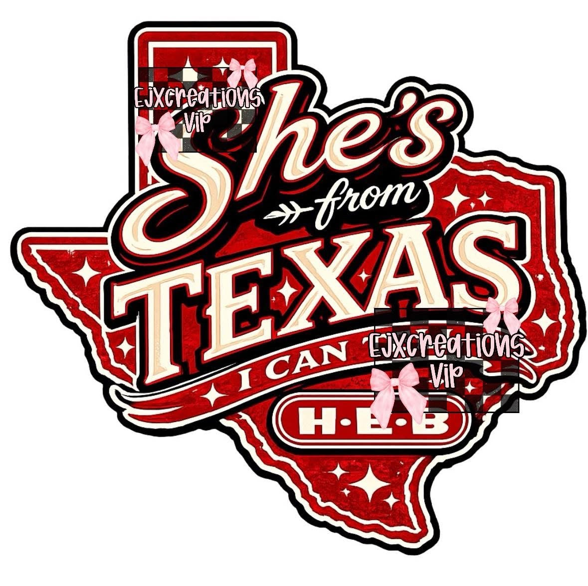She’s from Texas badge reels