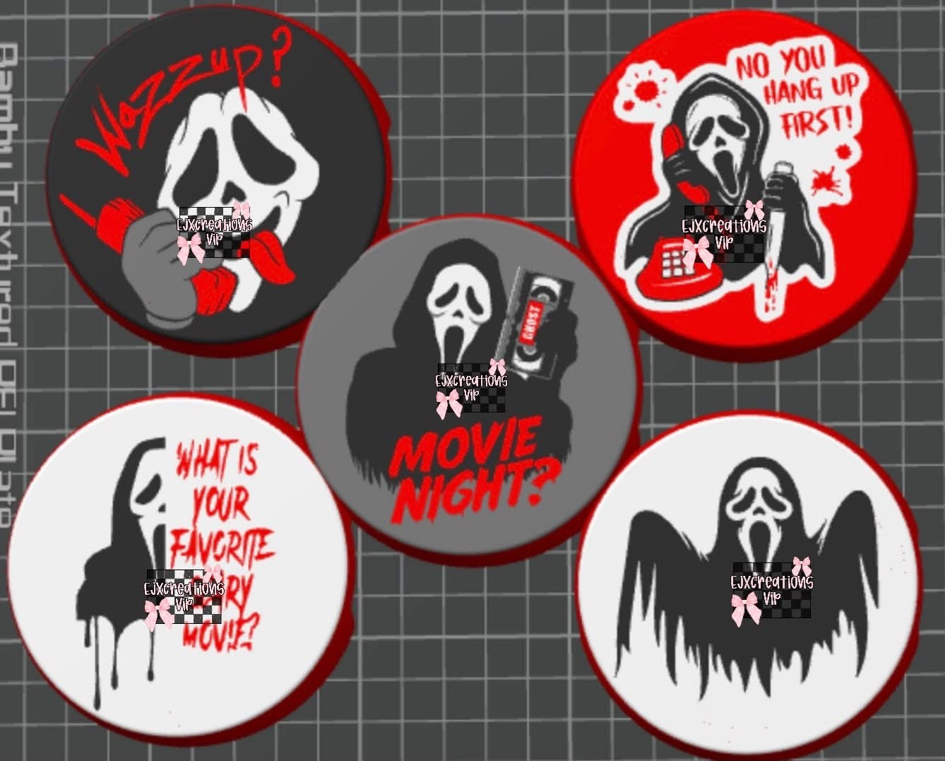 Ghost, can holder 12oz standard (3 options + lid options)
