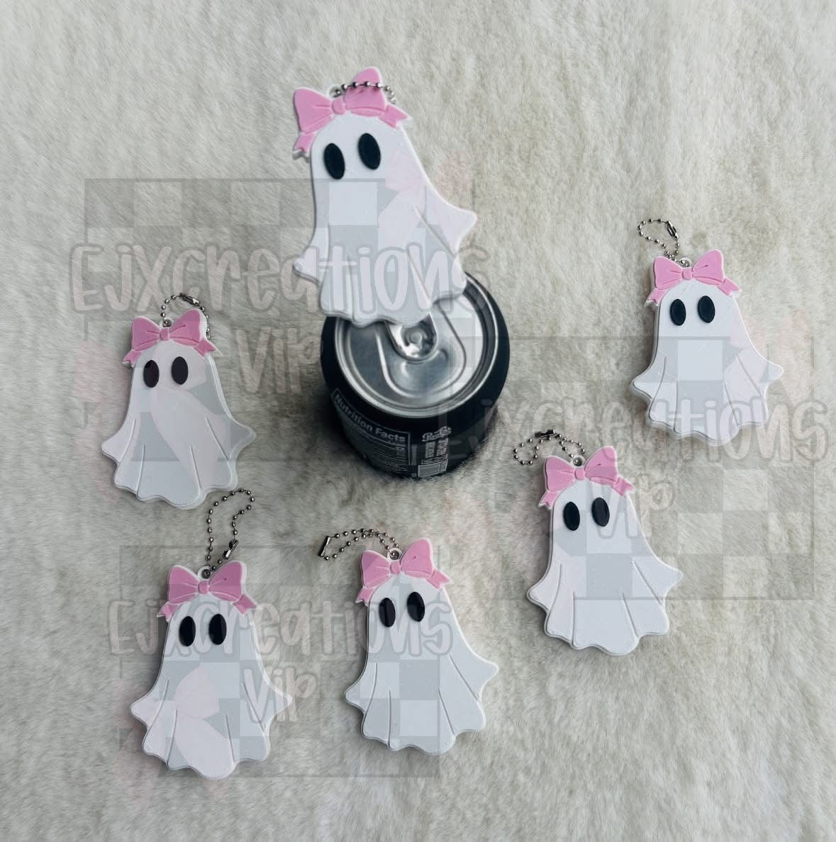 Cute ghost can tab opener / nail savers